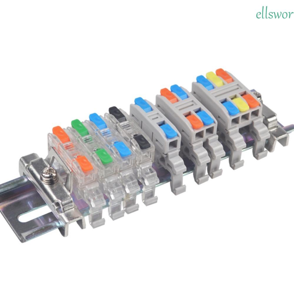 ELLSWORTH Set 10 Cút Nối Dây Đèn Màu Xanh / Cam / Xanh Lá