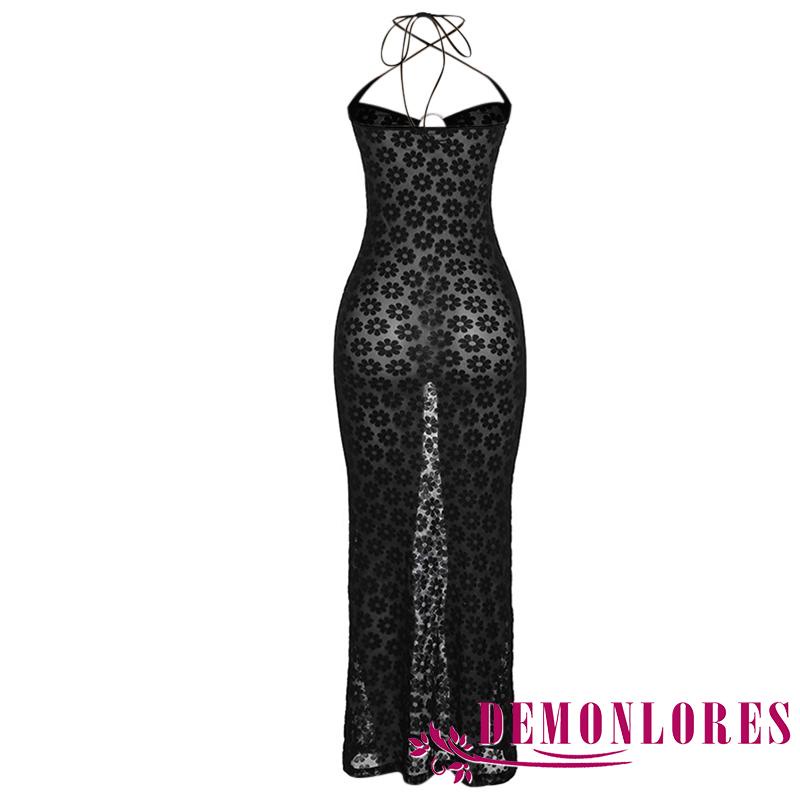 Đầm Dài Ôm Dáng Hở Lưng Quyến Rũ Dành Cho Nữ