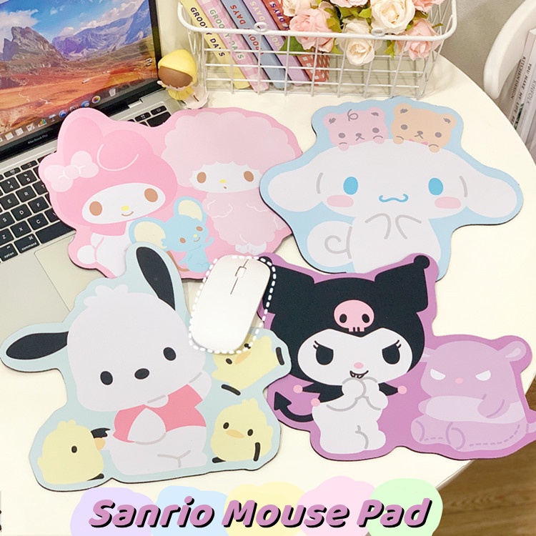 SANRIO Thảm Lót Chuột Máy Tính Laptop Chống Trượt Nhiều Kích Cỡ In Hình Kuromi Melody Dễ Thương