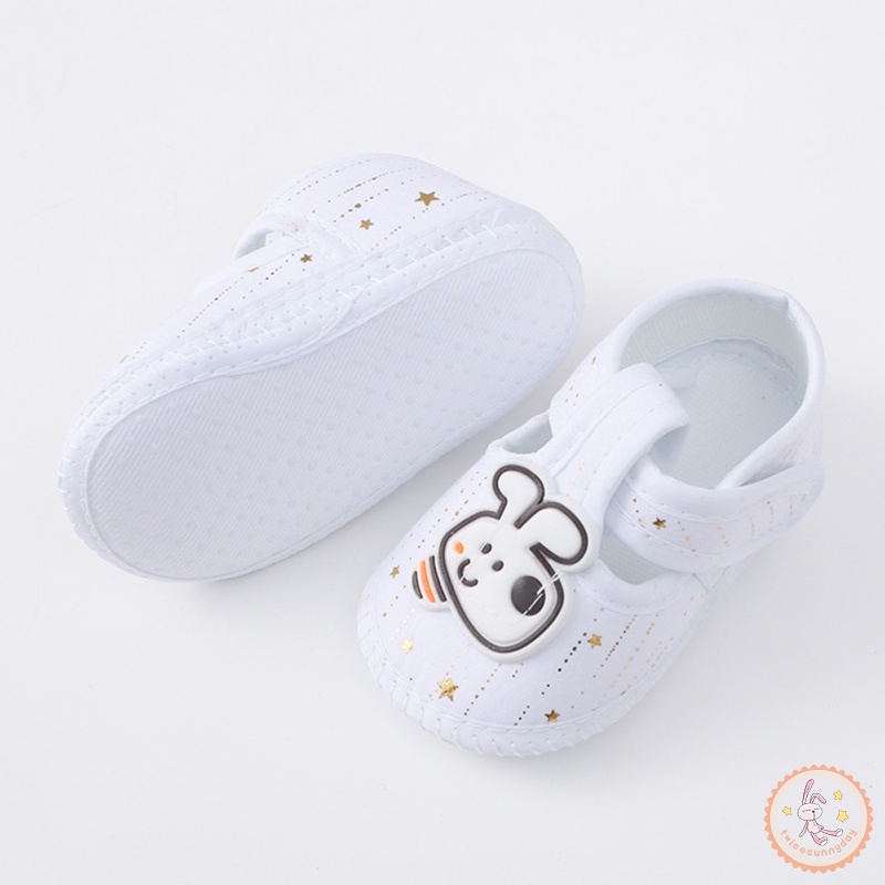 Giày Vải Đế Mềm Họa Tiết Chú Ong Nhỏ Xinh Xắn Cho Bé Sơ Sinh 0-18 Tháng Tuổi 0-18 Tháng Tuổi