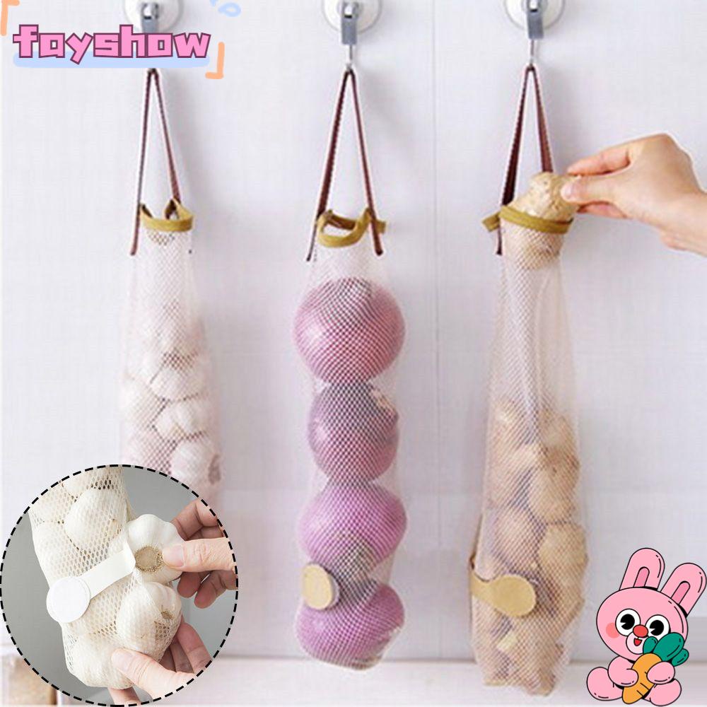 FAY Túi Lưới Đựng Hành Tỏi Rau Củ Quả Đa Năng Thoáng Khí