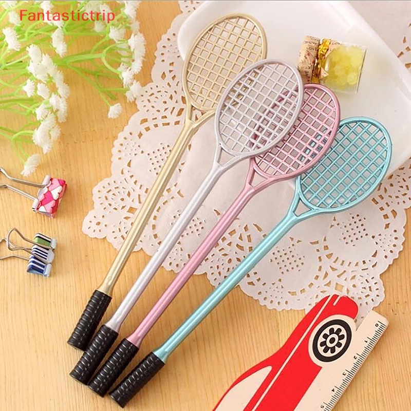 [FantastictripV] Bút Mực Nước Trung Tính Hình Vợt Cầu Lông / Tennis Sáng Tạo Dễ Thương