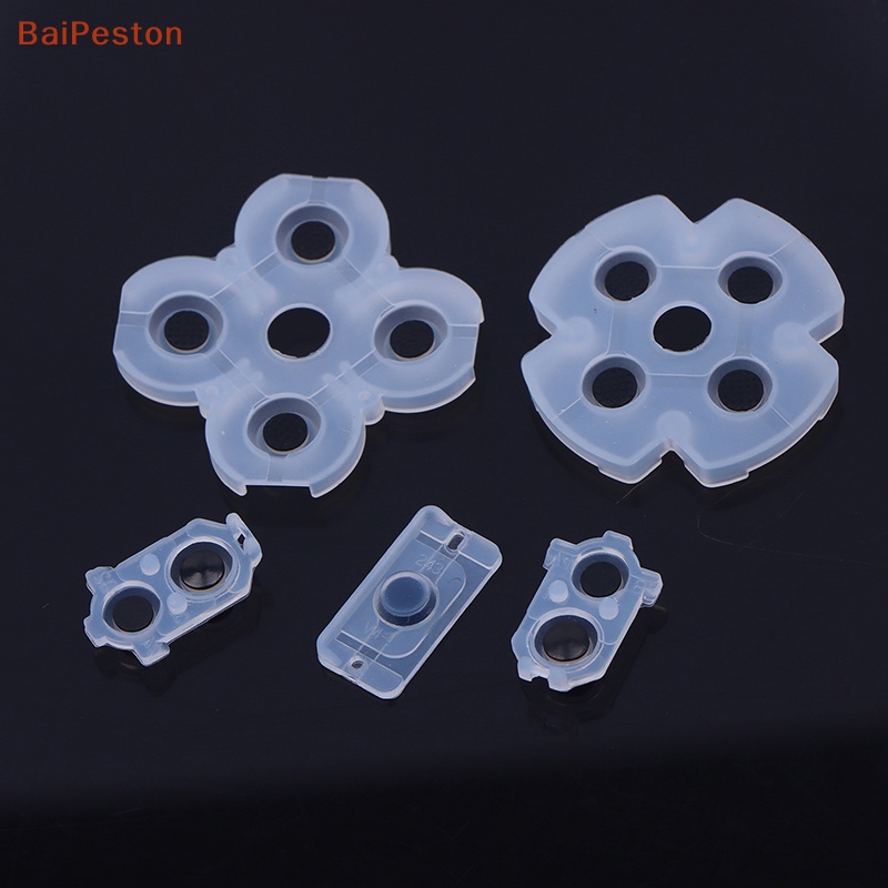 1 Bộ Đệm Cao Su Silicone Dẫn Điện Cho Tay Cầm Chơi Game JDM-030 PS4