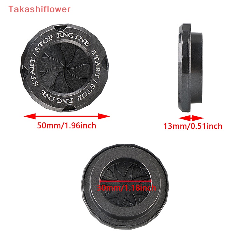 [TakashiflowerV] Vỏ Bảo Vệ Nút Khởi Động Xe Hơi Ẩn Trang Trí Nút Khởi Động