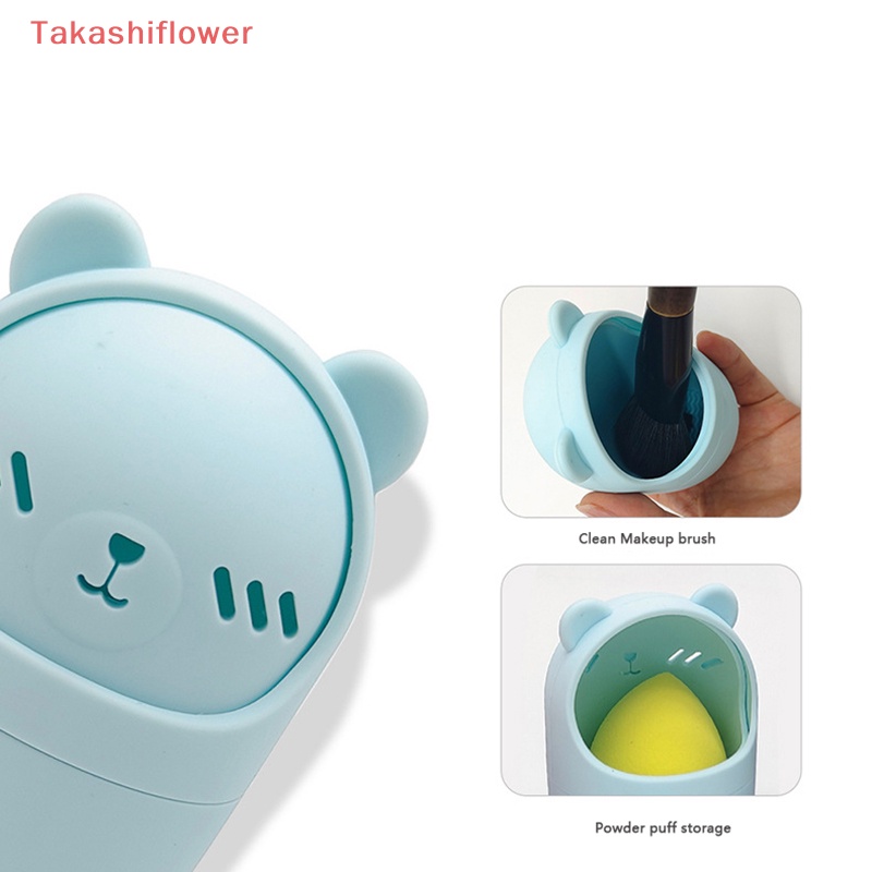 Giá Đỡ Mút Trang Điểm Bằng Silicon Chống Bụi Chống Ẩm