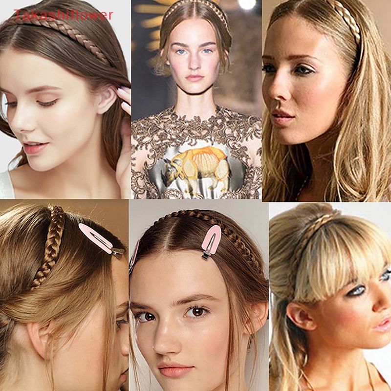 Cài Tóc Giả Thắt Bím Phong Cách Bohemia Cho Cô Dâu