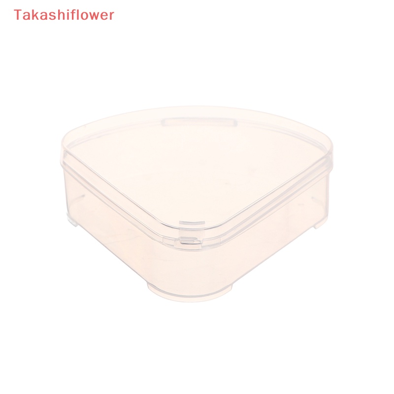 Túi Đựng Mút Trang Điểm Hình Tam Giác / Tròn / Vuông Bằng Nhựa Trong Suốt Tiện Dụng Ốp