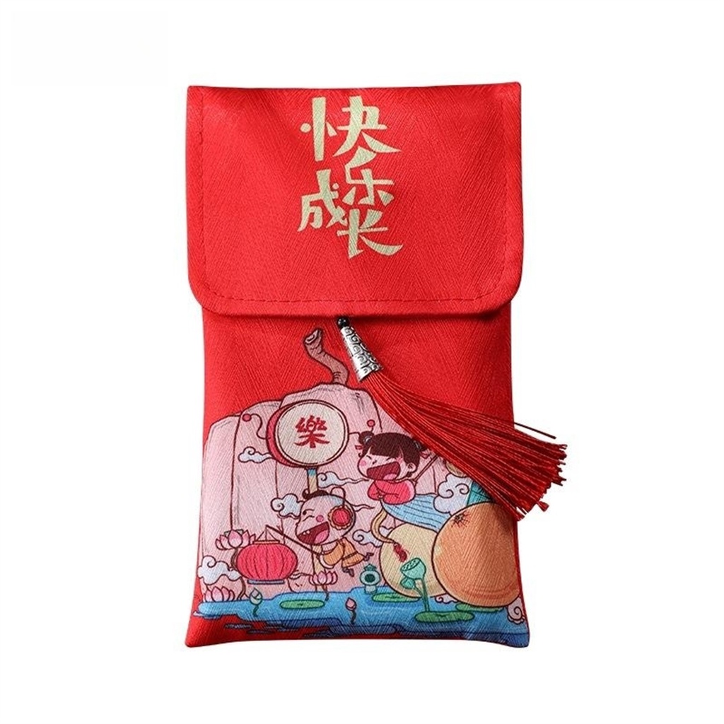 1 Bao Lì Xì Màu Đỏ Có Khóa Kim Loại