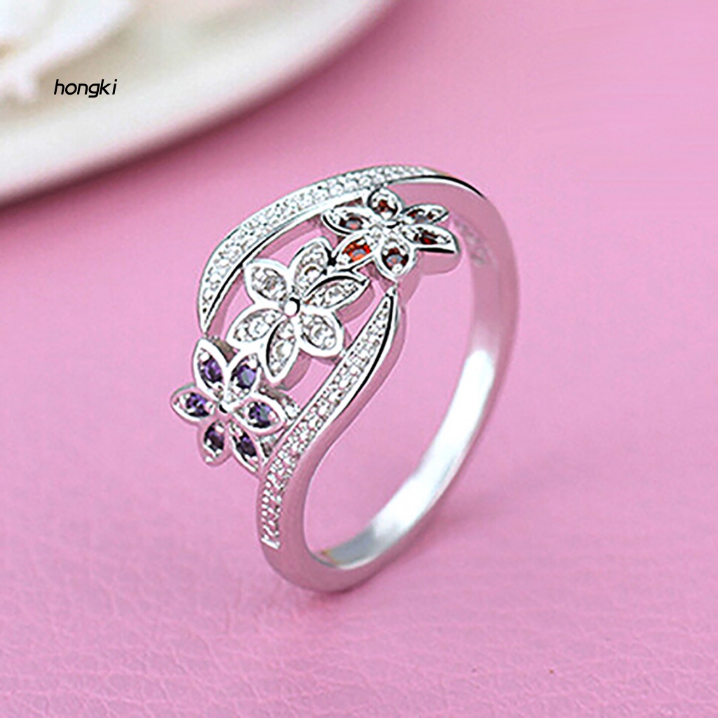 Nhẫn Mạ BạC ĐíNh Đá ThờI Trang Cho Nữ
