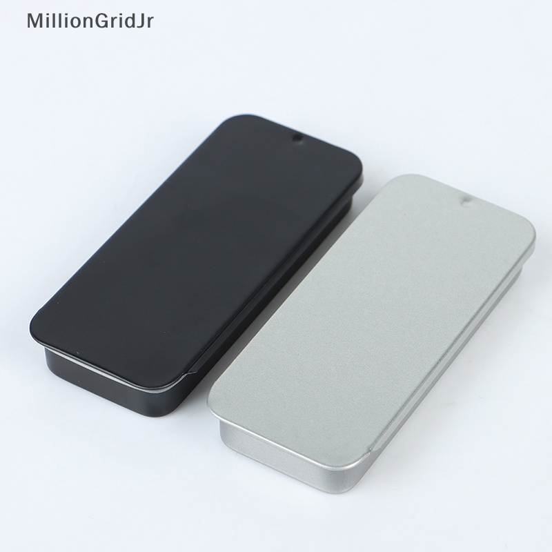 Hộp Thiếc Mini Có Nắp Trượt Dùng Đựng Trang Sức Tiện Lợi JR