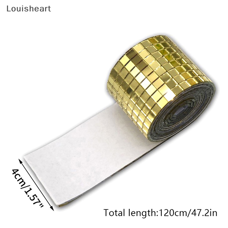 Gương Dán Tường Tự Dính Hình Vuông / Tròn Mini Hiệu Louisheart TFG