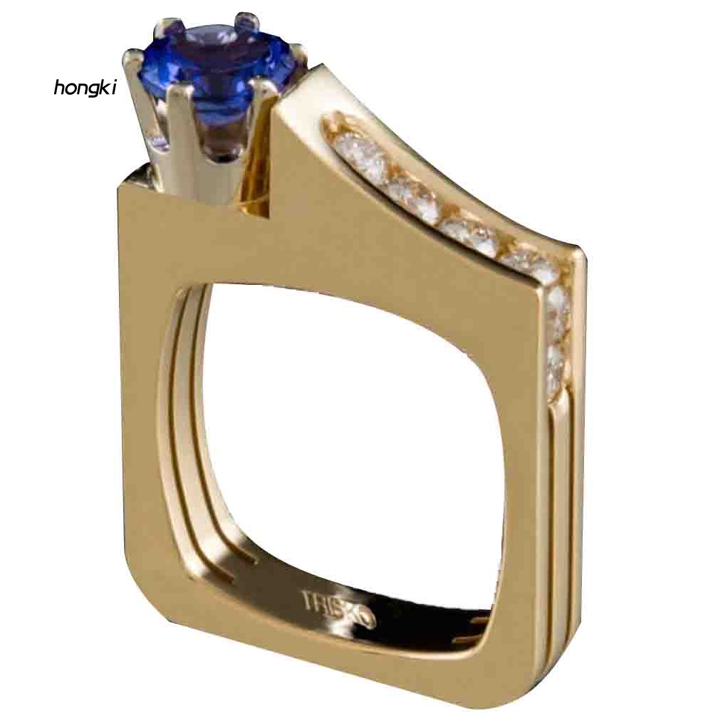 Nhẫn ĐíNh Đá Zircon Giả ThờI Trang Cho Nữ