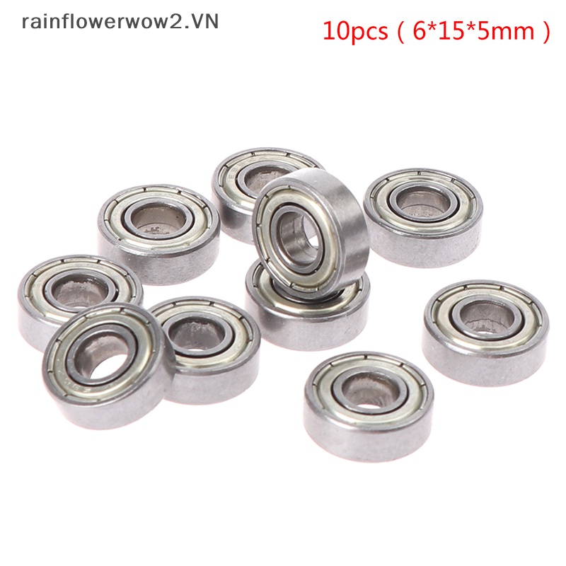 [Hàng Có Sẵn] Set 10 Vòng Bi Bằng Thép Cacbon Hình Cầu 696ZZ (H)