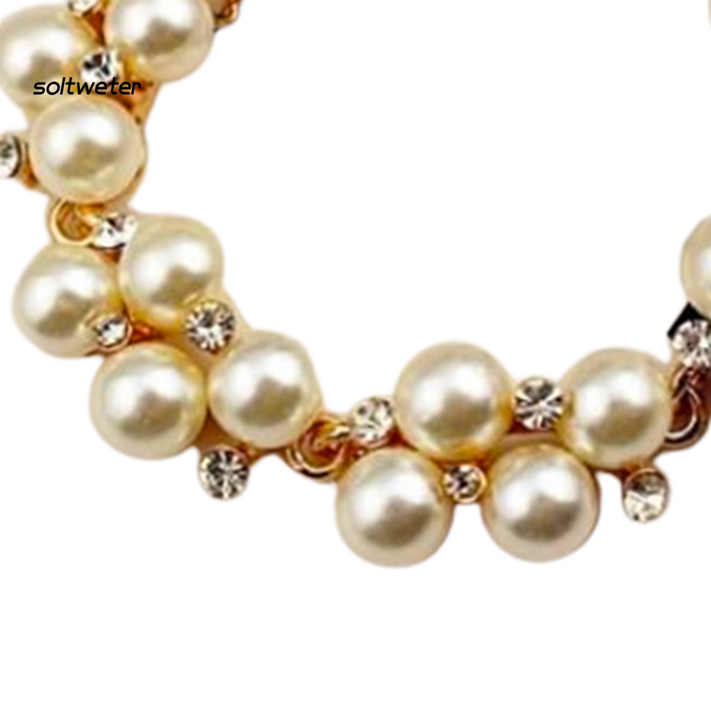 Vòng Tay Chuỗi Hạt Ngọc Trai Giả Thời Trang Cho Nữ