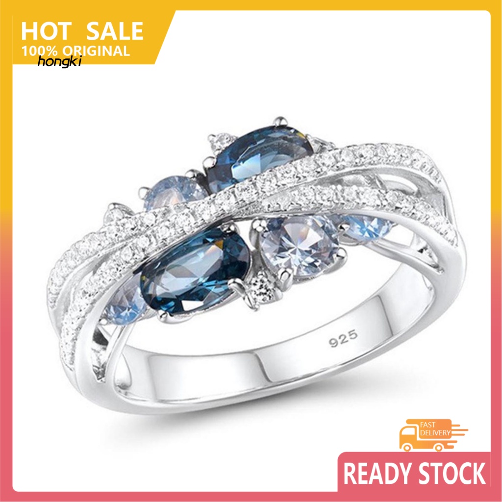 Nhẫn HìNh Chữ X ĐíNh Đá Zirconia LấP LáNh