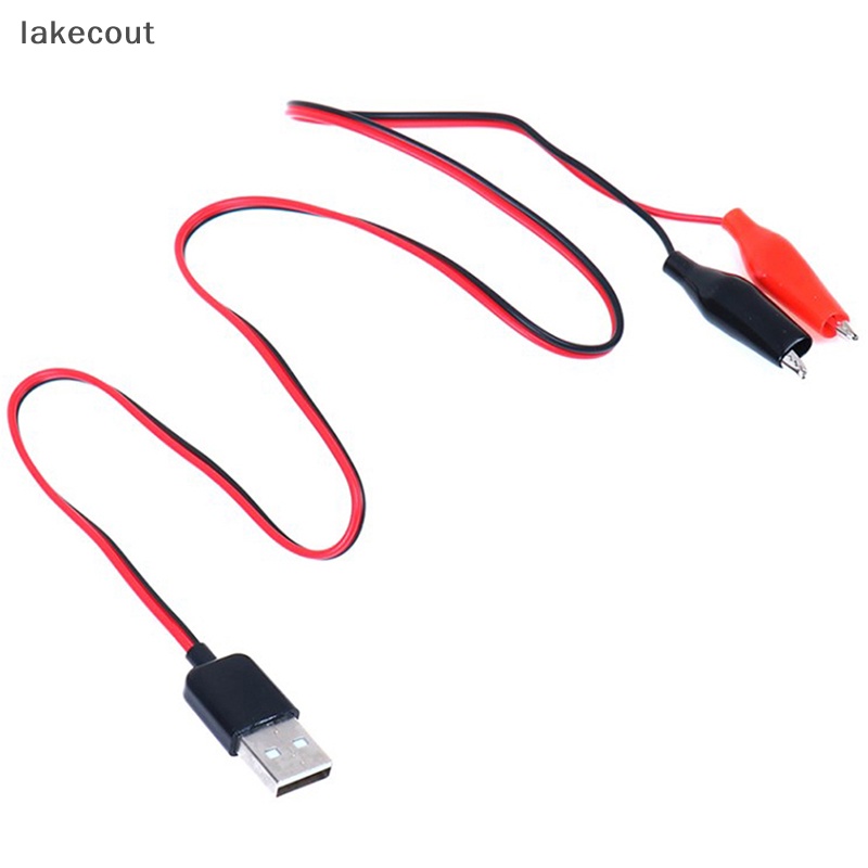 Dây Cáp Kẹp Cá Sấu Kết Nối Cổng USB