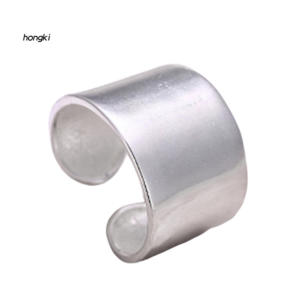 Nhẫn Đồng Dạng Mở Cạnh Rộng Trang Trí Nghệ Thuật Hàng Ngày