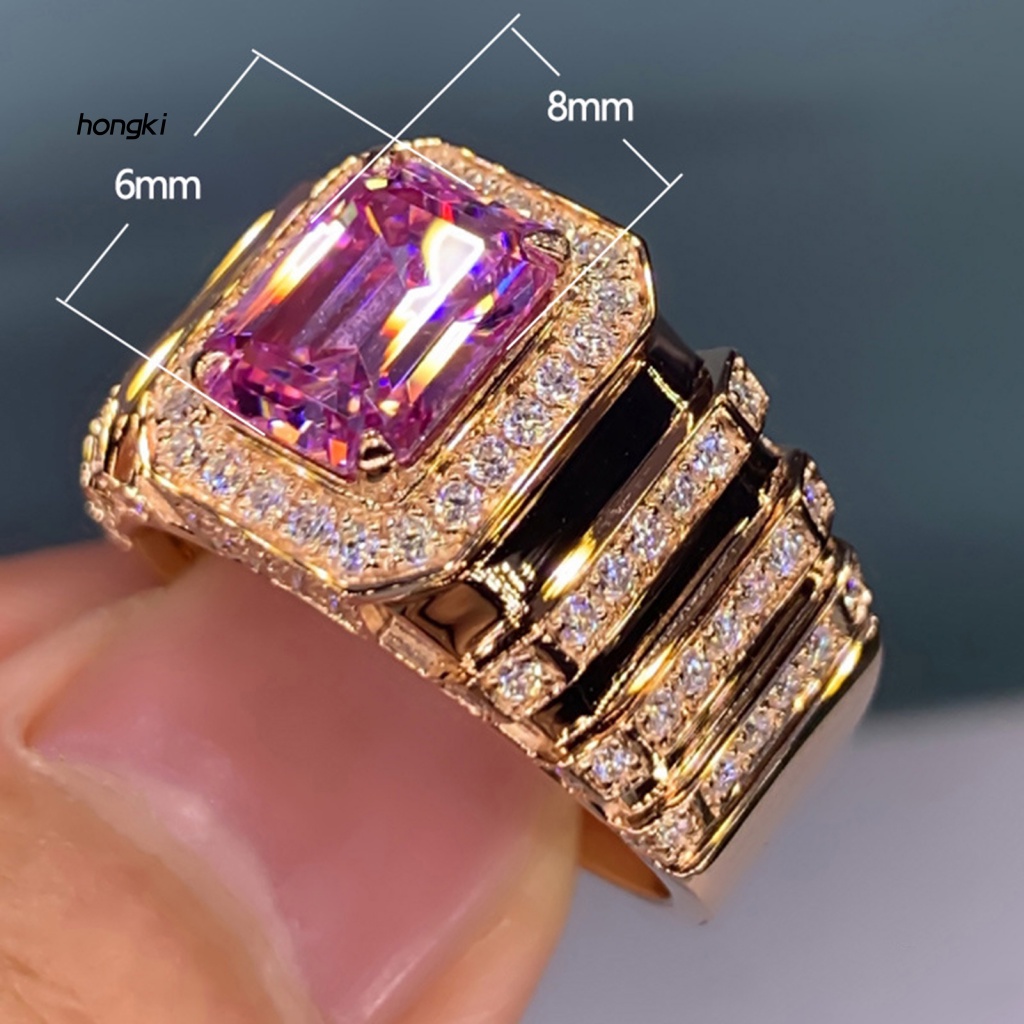 Nhẫn MặT Vuông ĐíNh Đá Sang TrọNg