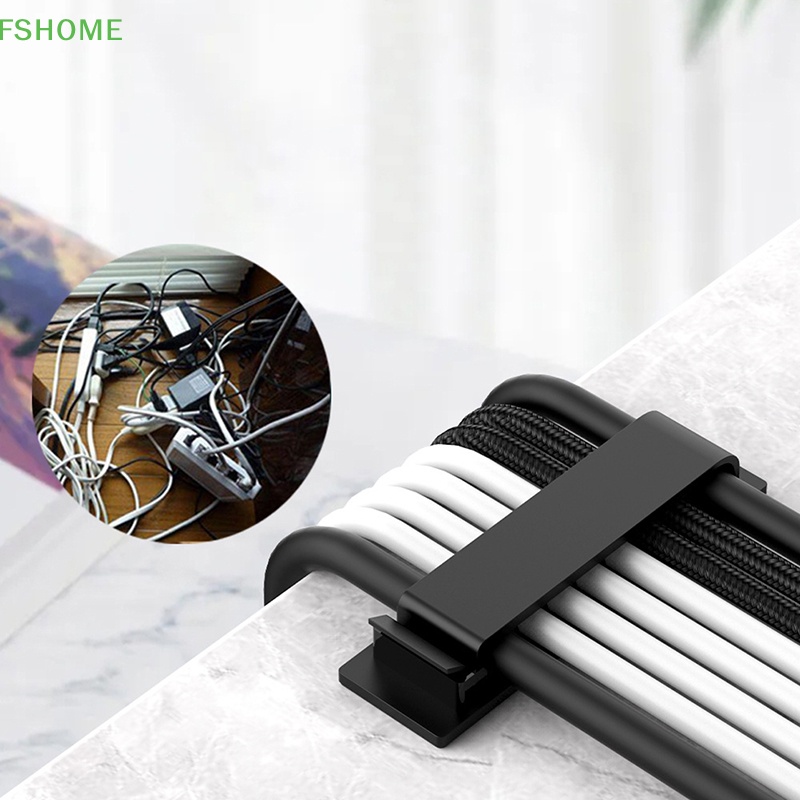 Fshome Giá Đỡ Cố Định Dây Cáp USB Linh Hoạt Sắp Xếp Gọn Gàng