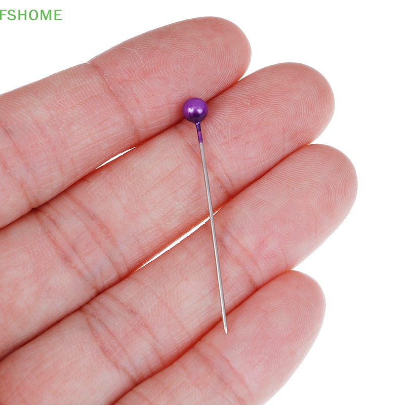 Set 100 Ghim Đầu Ngọc Trai Cho May Vá DIY