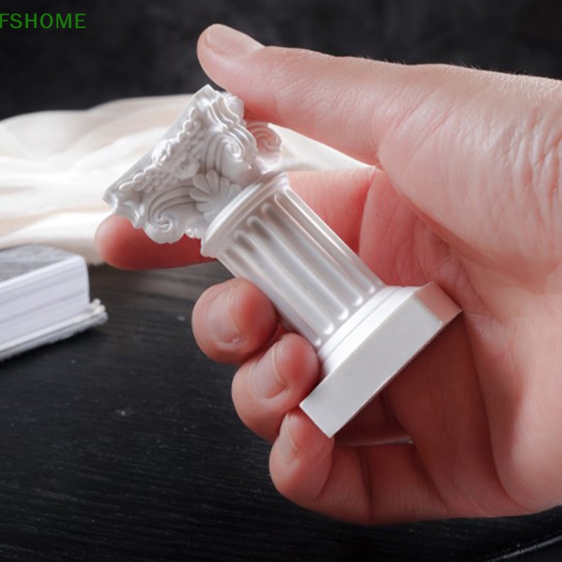 Fshome Tượng Đứng Điêu Khắc Cột Hy Lạp La Mã