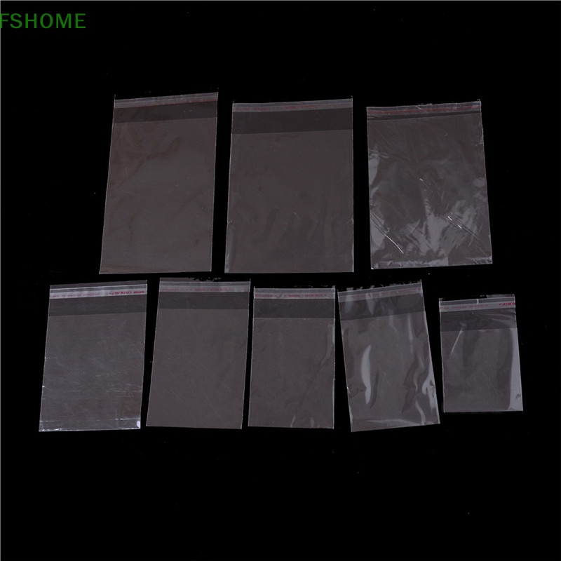 Set 100 Túi Nhựa OPP Trong Suốt Đựng Trang Sức