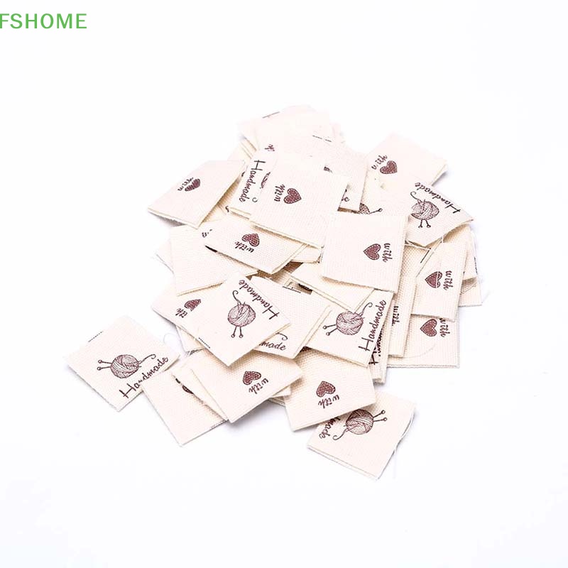 Set 50 Miếng Nhãn Dán Quần Áo / Túi Xách Handmade