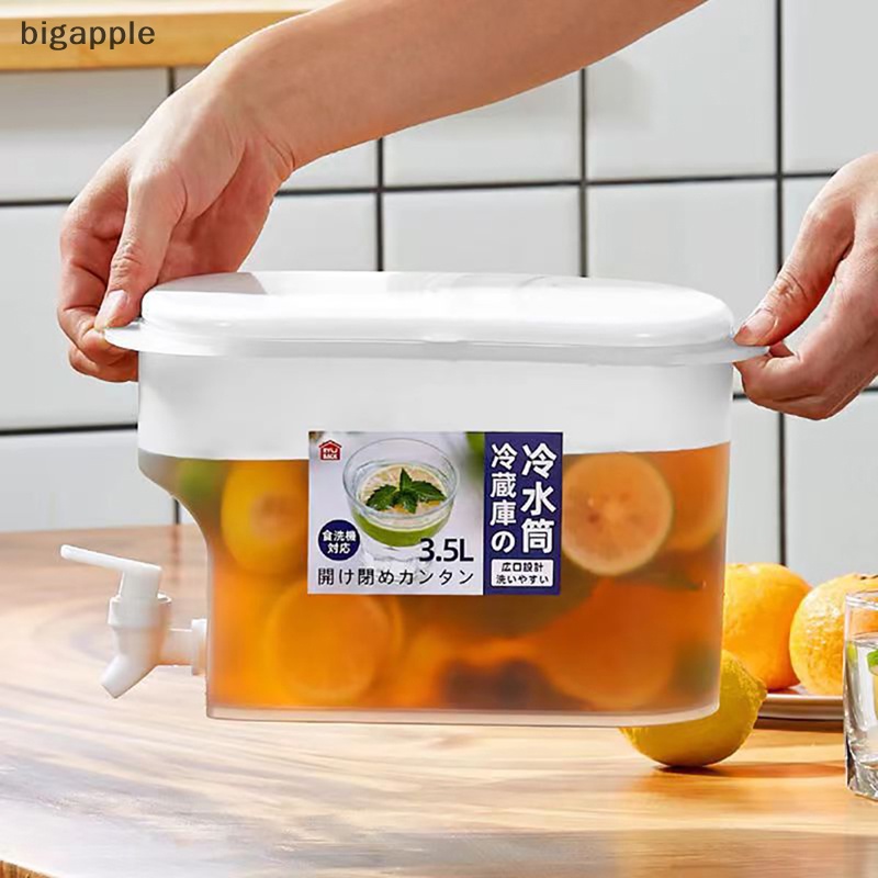 Bình Đựng Nước Lạnh Gợn Sóng Dung Tích 3.5L Có Vòi Rót Tiện Dụng