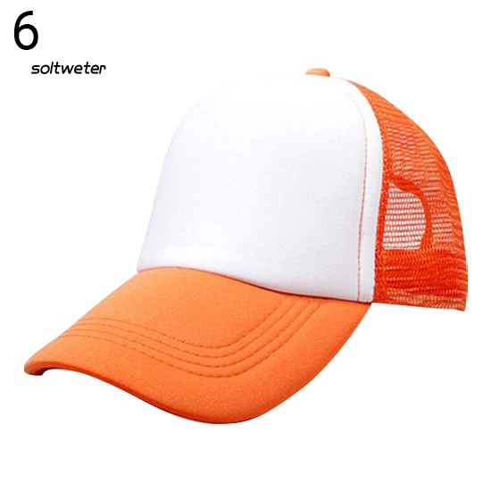 Mũ Lưỡi Trai Phối Lưới Phong Cách Unisex Thời Trang Có Thể Điều Chỉnh