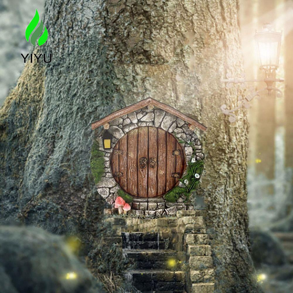 YIYU Mô Hình Điêu Khắc Mini Trang Trí Sân Vườn