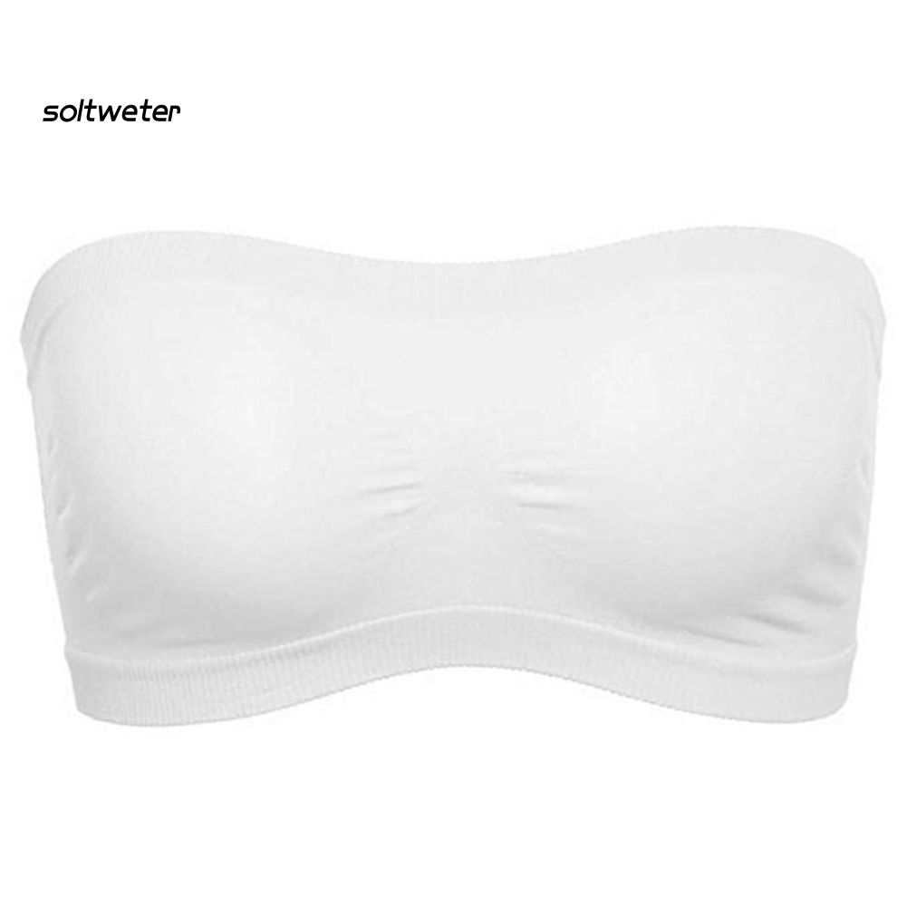 Áo Lót Ống Không Đường May Thoáng Khí Chống Trượt Dành Cho Nữ