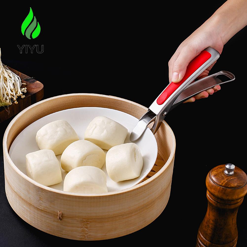 YIYU Kẹp Nhấc Nồi / Chảo Bằng Thép Không Gỉ Chất Lượng Cao