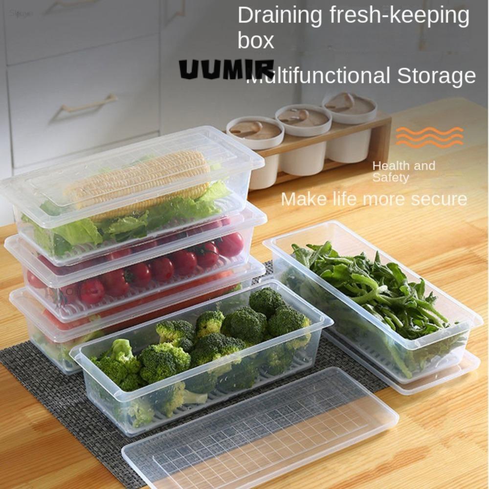 UUMIR Hộp Đựng Thực Phẩm Trong Suốt Có Nắp Đậy Tiện Dụng