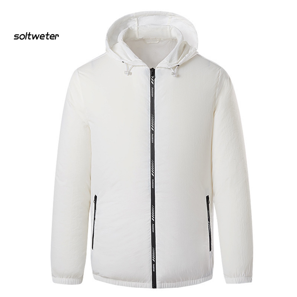 Áo Khoác Tay Dài Có Mũ Trùm Đầu 3 Tốc Độ Điều Hòa Nhiệt Độ Phong Cách Đường Phố Cho Nam