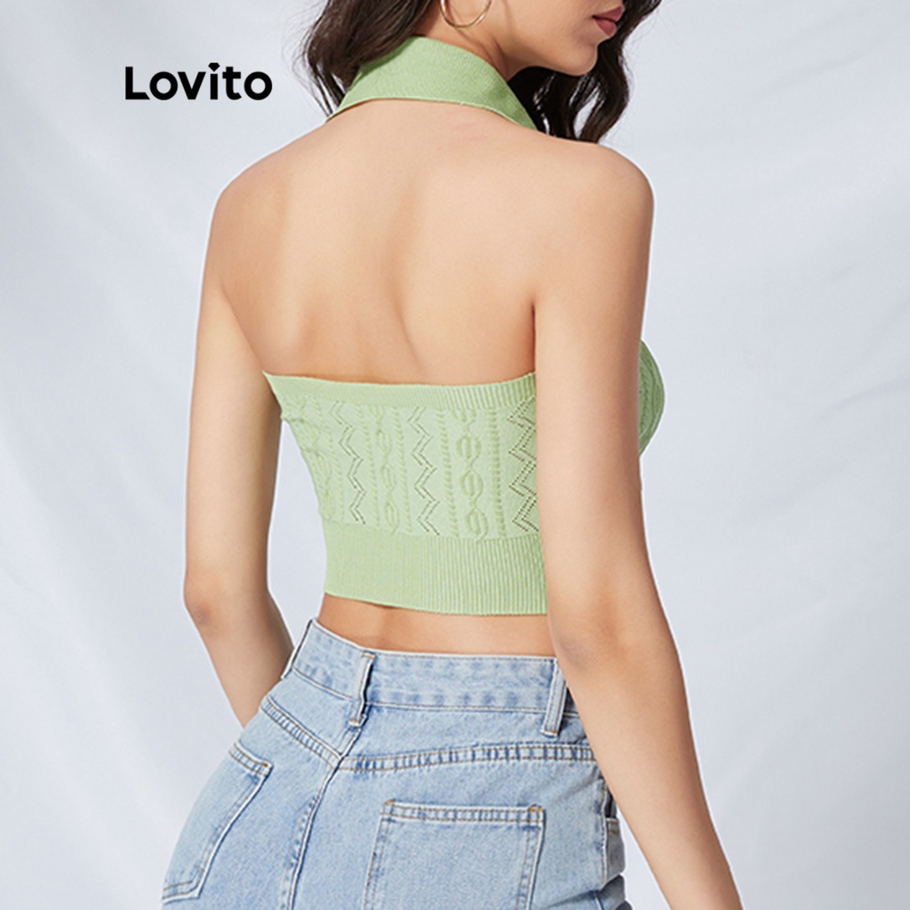 Lovito Áo ba lỗ không tay xếp tầng họa tiết hoa dễ thương cho nữ LNA09306 (Tím nhạt/Hồng)