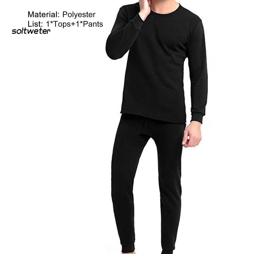 Bộ Đồ Ngủ 2 Món Bằng Vải Bông Dày Dặn Giữ Ấm Mùa Đông Plus Size Cho Nam