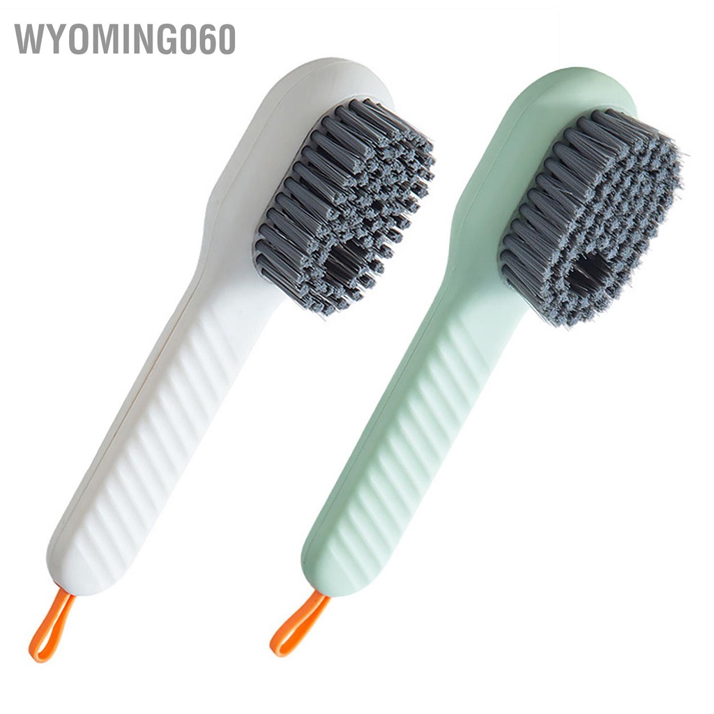 Wyoming060 Bàn chải giày giặt Loại báo chí Tự động làm đầy chất lỏng Lông nylon lông mềm