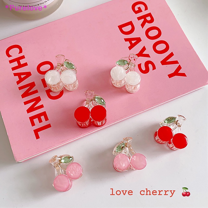 Kẹp Tóc Càng Cua Hình Quả Cherry Nhỏ Xinh Cho Bé Gái Mới