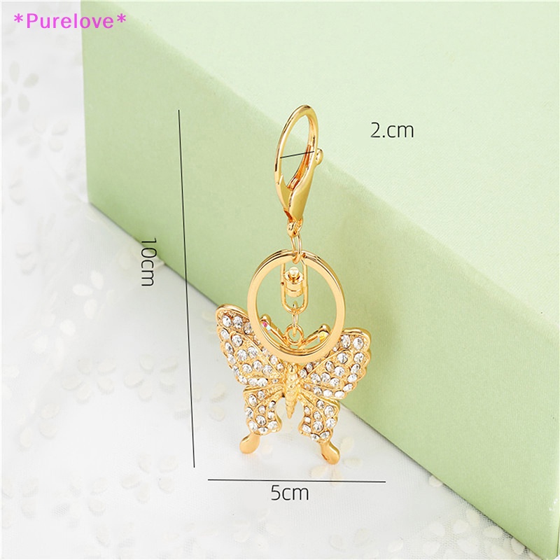 Dây Treo Điện Thoại / Chìa Khóa Hình Bướm Vintage Xinh Xắn Mới