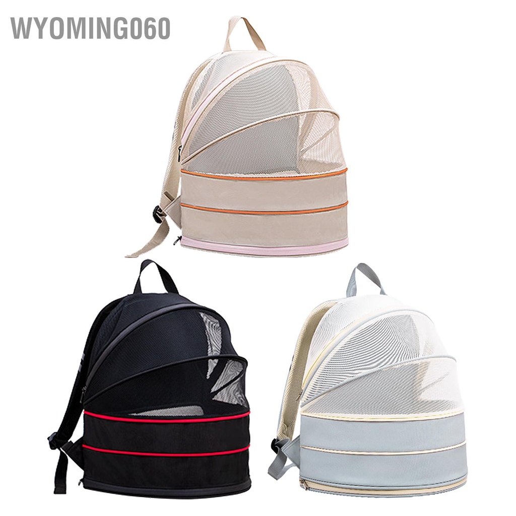 Wyoming060 Cat Pet Ba lô mang theo thoáng khí Sử dụng kép Nhà túi chó có thể mở rộng cho thú cưng cỡ trung bình nhỏ