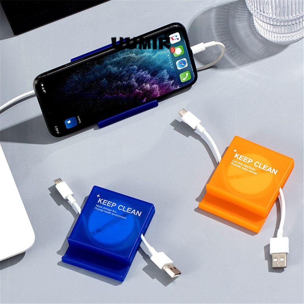 UUMIR Bộ 2 Hộp Đựng Dây Cáp Đa Năng Có Thể Xoay Được Ốp