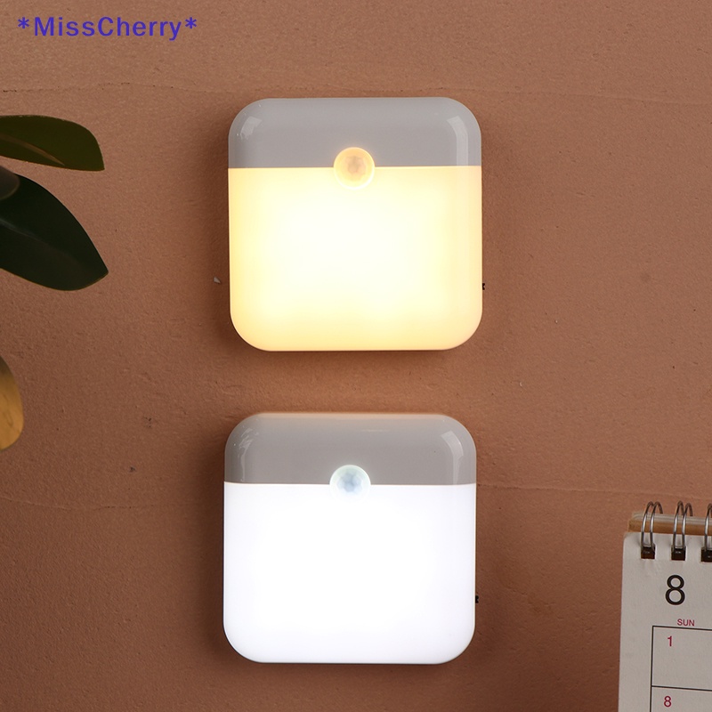 Đèn Led Vuông Cảm Biến Chuyển Động Sạc Usb Cho Cầu Thang Hành Lang Phòng Ngủ Nhà Bếp Mới