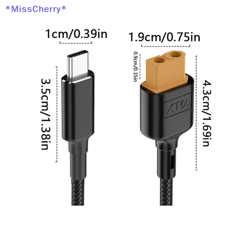 Dây Cáp Sạc Chuyển Đổi SC100 Type-C USB-C Sang XT60 Cho Toolkitrc M7 M6 M6D M8S Mới