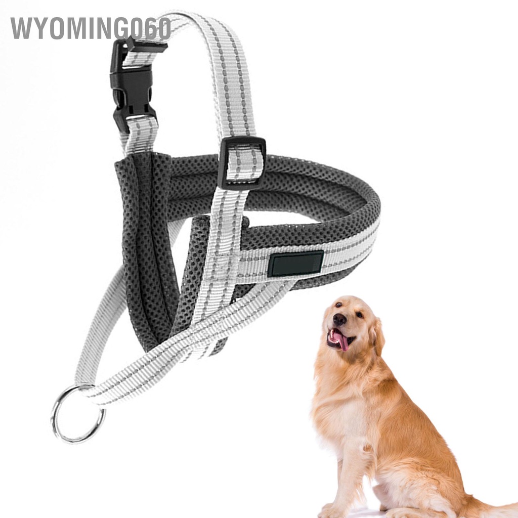 Wyoming060 Thú Cưng Dây Xích Nylon Chó Áo Phản Quang Có Thể Điều Chỉnh Bộ Cho Lớn Con
