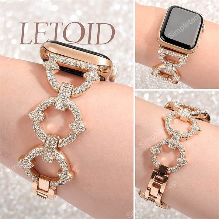 Dây Đeo Đồng Hồ Bằng Kim Loại Cho Apple Watch Ultra 49 / 45 / 44 / 42 / 41 / 40 / 38mm iwatch 8 7 6 SE 5 4 3