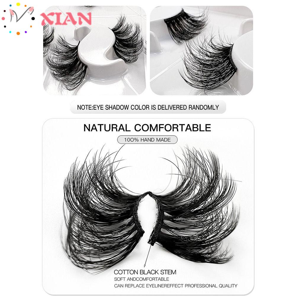 XIANTIN Set 8 Cặp Lông Mi Giả Thời Trang Dành Cho Nữ