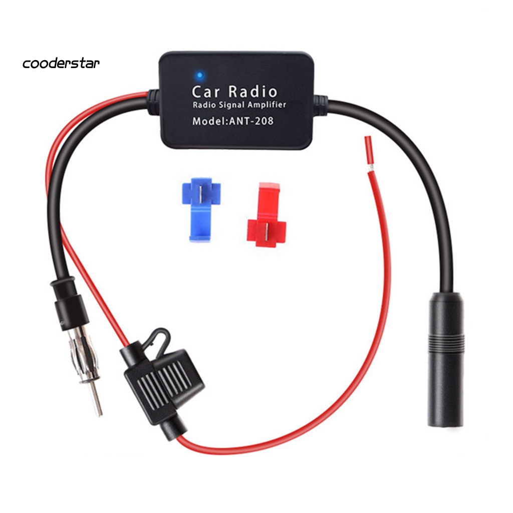 Ăng Ten Khuếch Đại Tín Hiệu Âm Thanh ANT-208 FM Độ Nhạy Cao Chống Nhiễu Thấp Cho Xe Hơi Marin
