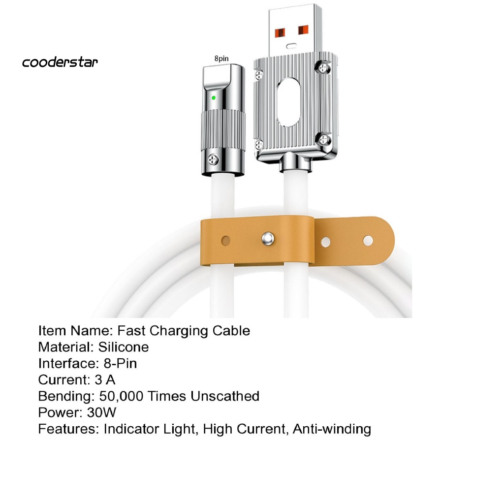 Dây Cáp Sạc Nhanh PD 30W 8-Pin Chất Lượng Cao