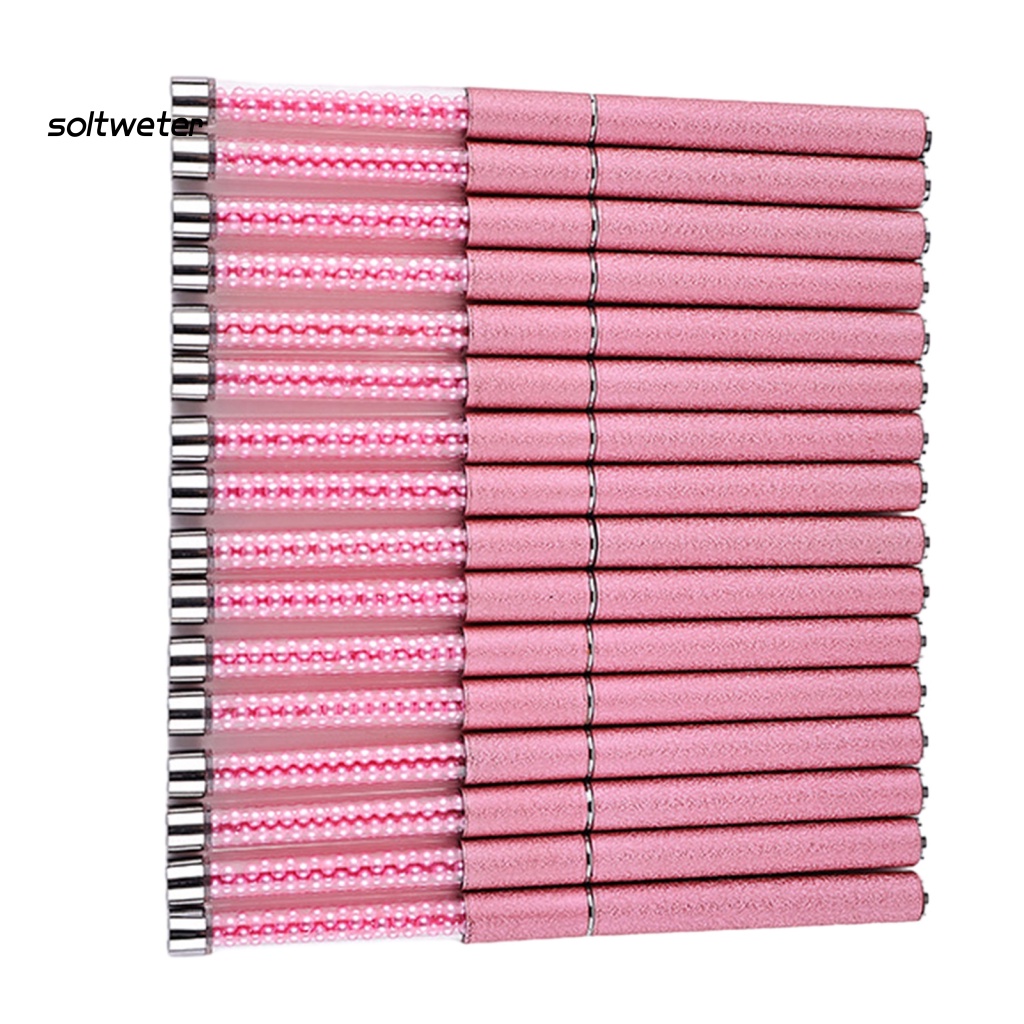 Bút Vẽ Móng Nghệ Thuật Gel UV Đầu Cọ Mềm Mịn Kèm Vỏ Đựng Bút Đính Ngọc Trai Nhân Tạo Dành Cho Salon Làm Móng