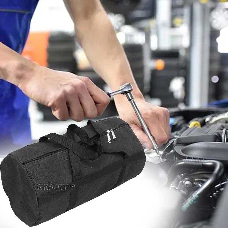 Túi Đựng Dụng Cụ Thợ Điện Miệng Rộng Có Khóa Kéo Chuyên Dụng